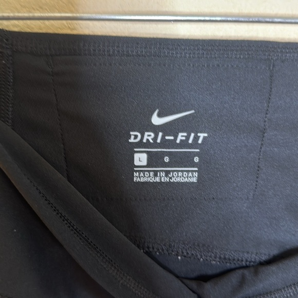 Nike Power Victory Leggings Size Large Black White Coral Pink High Waist - Picture 6 of 10